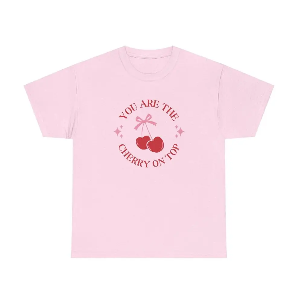 Ribbon Bow T-shirt Coquette Tee Shirt Cherry Aesthetic Tshirt Coquette Top Y2k Aesthetic Clothing Preppy Shirt Crewneck Top 2024