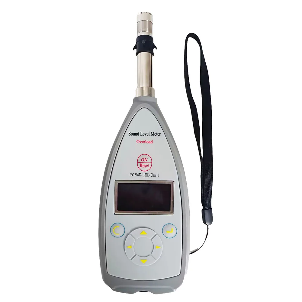 CLASS 1 Digital Integrating Sound Level Meter Noise Meter with 25dB(A)-140dB(A) Frequency Range10 Hz ~ 20 kHz A/D Bits 48kHz