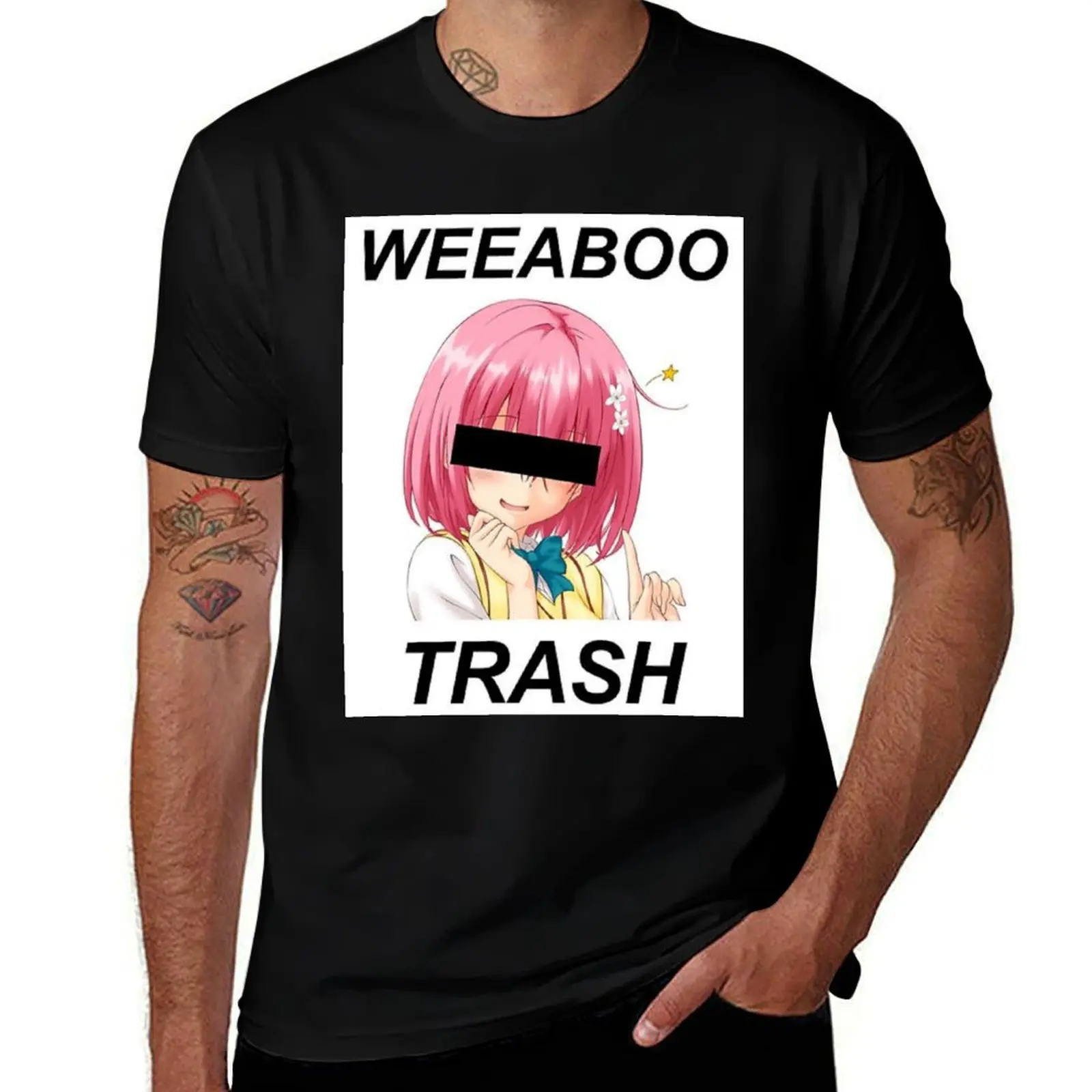 Weeaboo Trash T-Shirt Water Resistant Casual T-Shirt