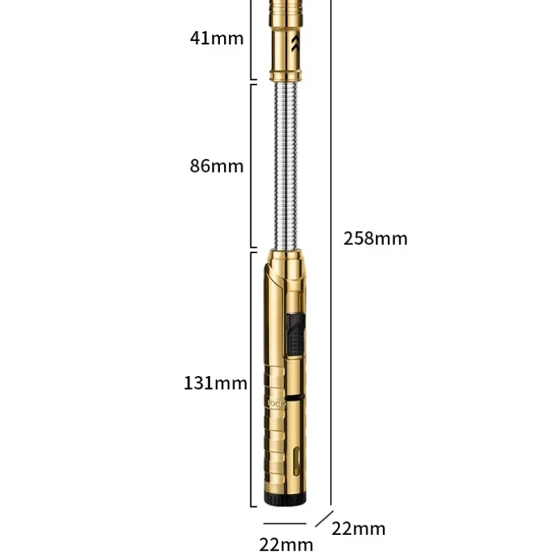 Outdoor Camping BBQ Kitchen Lighter Ignition Tool Windproof Cigar Lighter Welding Gun Butane Gas Lighters Smoking Accessories