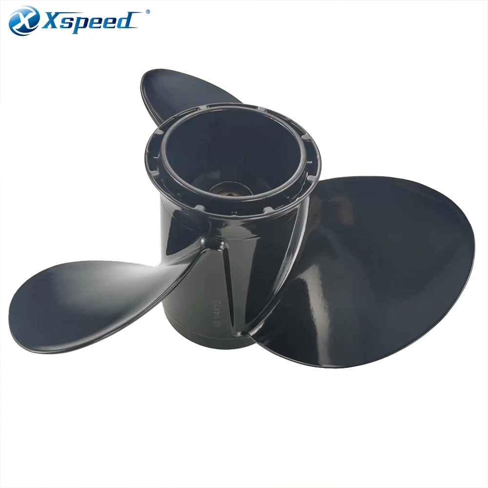 Xspeed Propeller 10 1/4x13Fit Suzuki Outboard Engines 20-30HP Fit Suzuki Outboard Engines 10 Tooth Spline