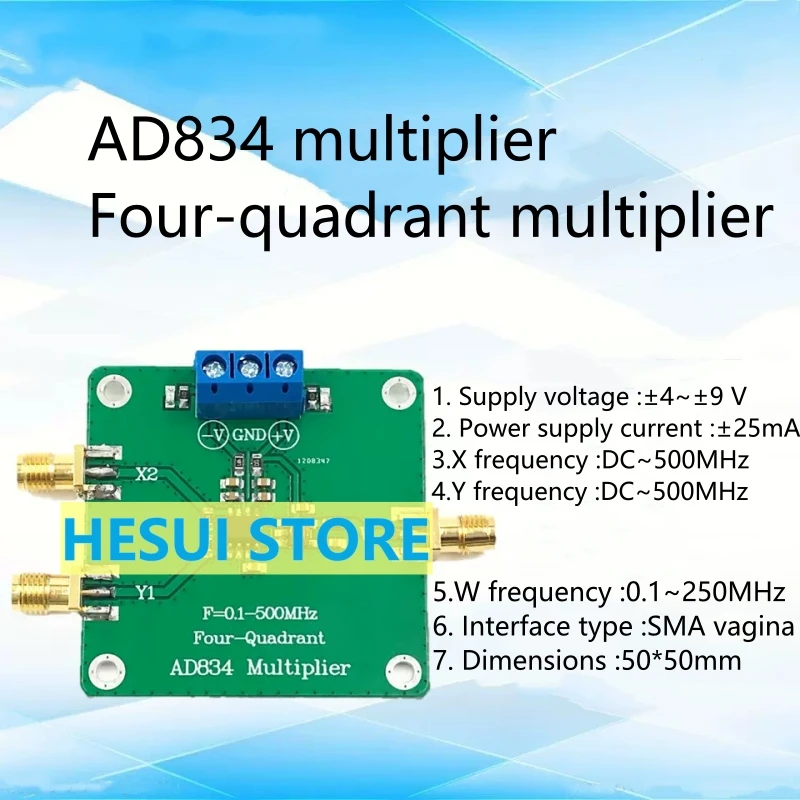 AD834 RF multiplier mixer converter