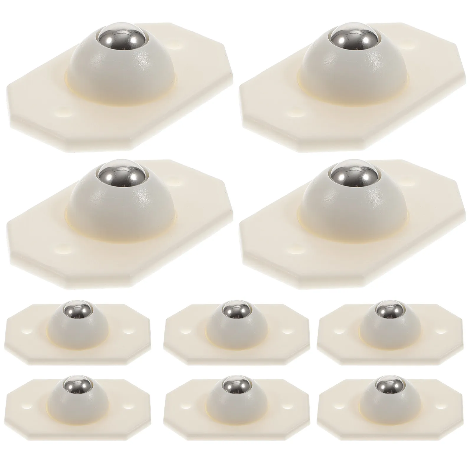 

16 шт. самоклеящихся колесиков-шариков с вращением на 360 градусов, бесшумные, для тяжелых грузов, для ящиков для хранения