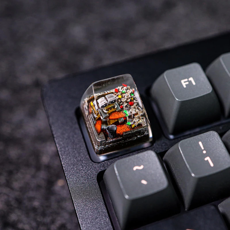 organism-resin-keycap-creactive-art-keyboard-decoration-anime-figure-movies-theme-3d-landscape-replaceable-keyboard-keys