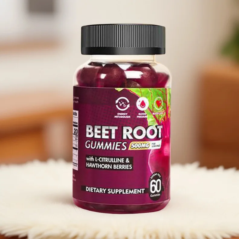 Beetroot gummies relieve fatigue, increase exercise endurance, promote digestive health, intestinal peristalsis