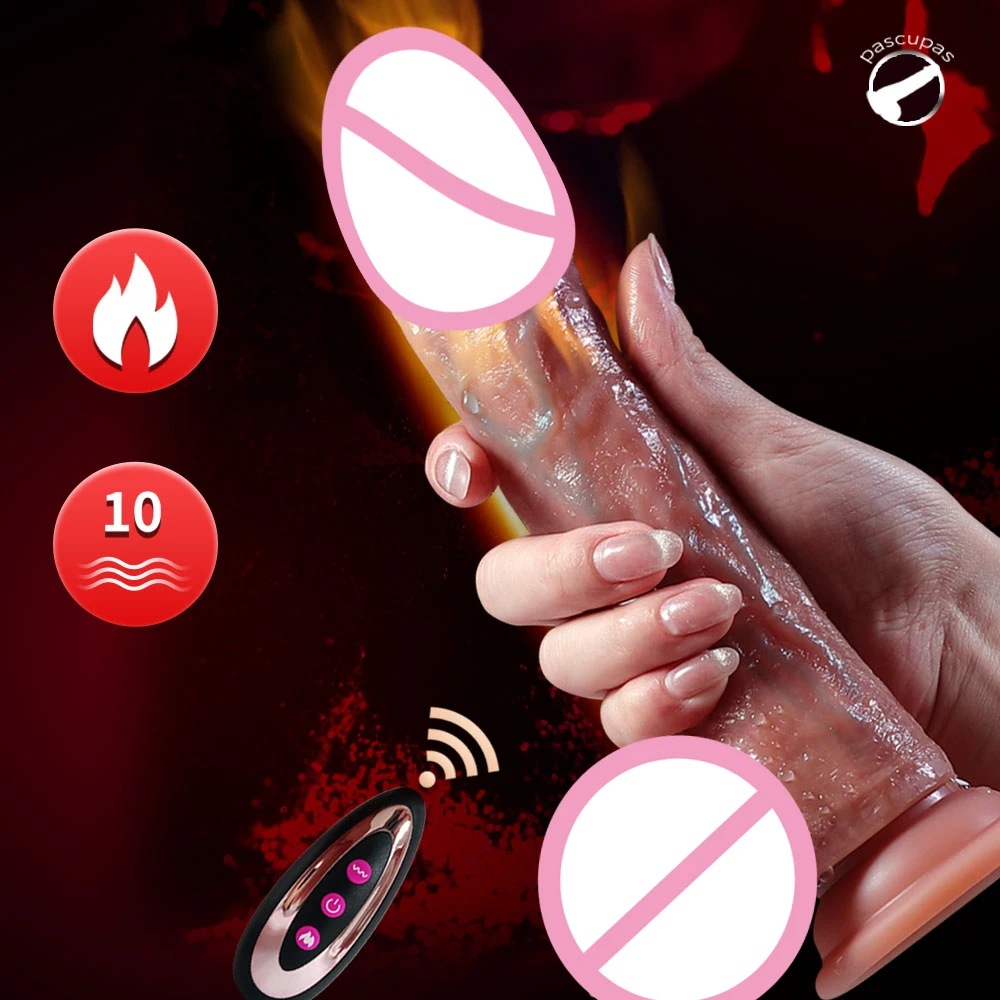 Thrusting dildo Vibrator Remote Control Penis Telescopic With Suction Cup Flexible Cock Sex Toys For Women Gay Anal Sex Machine image 2