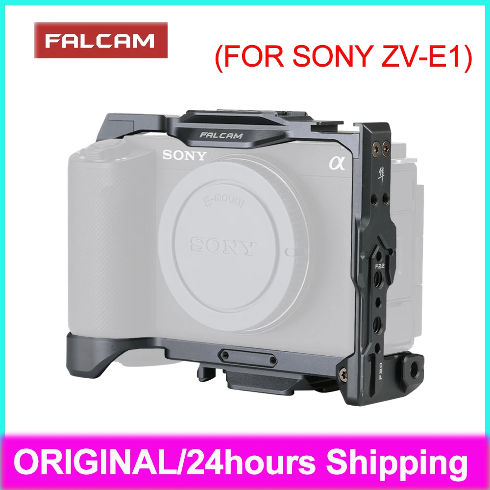 FALCAM F22&F38&F50 Quick Release Cage (FOR SONY ZV-E1) C00B3501 Camera L-Bracket Bottom Plate FOR SONY ZV-E1 Accessories