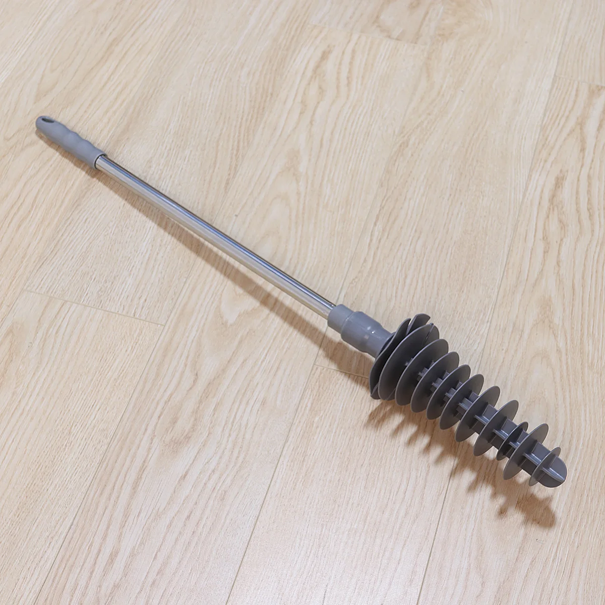 

Toilet Plunger Drain Piston Remover Flexible Rust Resistant Siphon Ergonomic H Swirl Head Design Premium Material