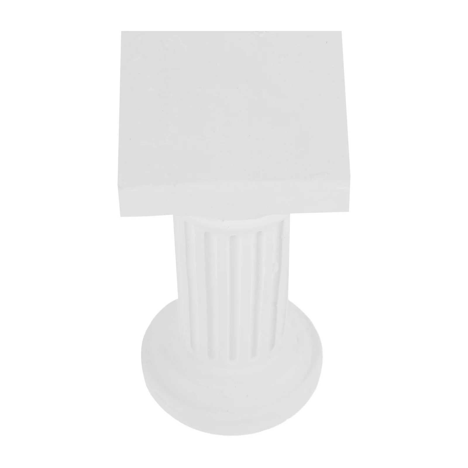 

Miniature Roman Column Gypsum Statue DIY Crafts Decor Entry Way Table Decor Unique Shape Wedding Pillars Roman Pillar Statue