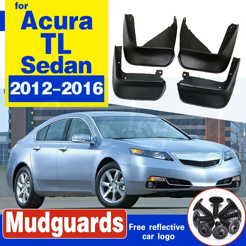 

Car Mudflaps For Acura TL Sedan 2012 2013 2014 2015 2016 Splash Guards Mud Flap Mudguards Fender Car Styling Accessories