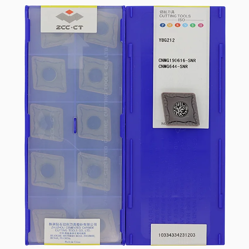 

CNMG190616-SNR YBG105/CNMG190616-SNR YBG212 ZCC.CT CNMG644 CNMG190616 Твердосплавные инструменты для лезвий с ЧПУ Токарные пластины 10 шт./кор.
