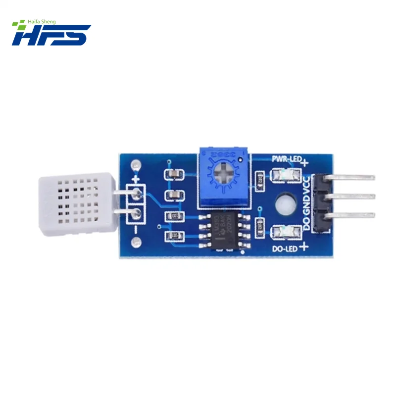 Hr202 Vochtigheidsdetectiesensor Module Dc 3.3V-5V Lm393 Chip (3-draadsysteem)