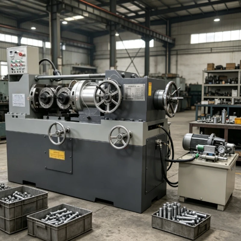 Thread Rolling Machine High Precision Thread Roller Equipment For Small Shaft Parts Copper Aluminum Thread Manufacturing