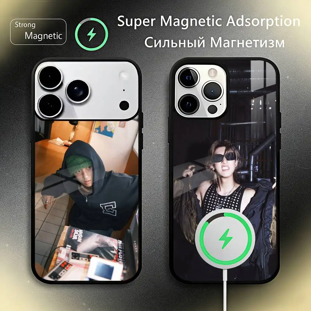 Woojin LNGSHOT Jung Woo Jin Phone Case For iPhone17,16,15,14,13,12,11 Plus,Pro Max, New Magnetic Wireless Charging