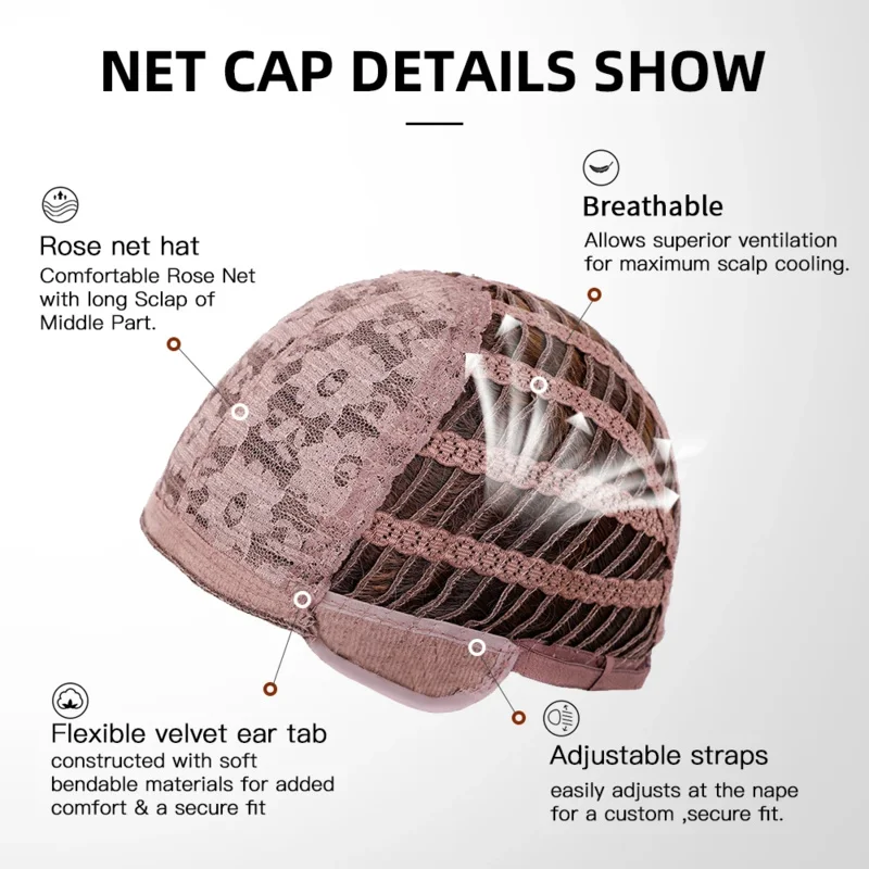 oneNonly Parrucca viola Lolita Parrucche corte da donna ricce femminili Parrucca cosplay di Halloween per feste Strumenti per il trucco Capelli sintetici di alta qualità