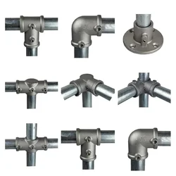 1pcs Aluminum alloy Connector Elbow Tee Base Flat Three-dimensional Fitting Connection Fastener 20mm Steel Tube Shelf Parts