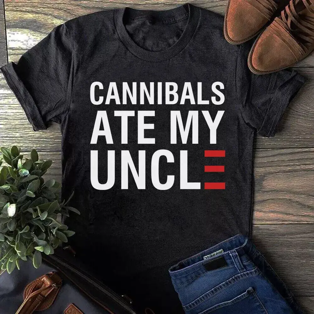 Cannibals Ate My Uncle Anti Joe Biden Political Trump 2024 Tshirt Men