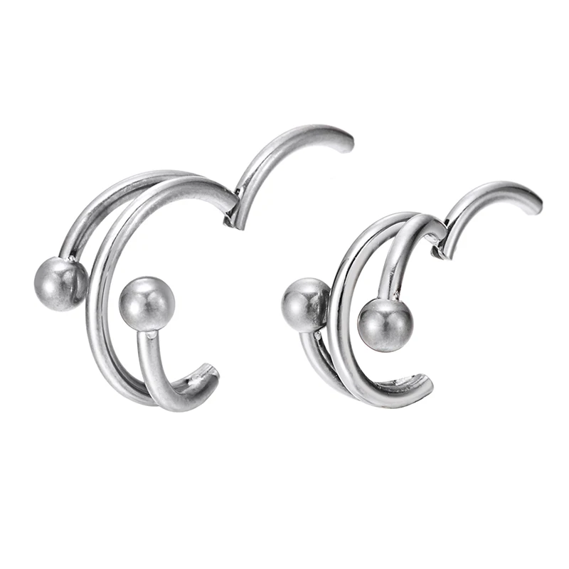 G23 Titanium Nose Ring Helix Piercing Nose Surgical Steel Nose Rings For Women Sexy Body Accessories