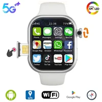 Reloj inteligente 5G serie S10 Android 800W cámara 4G/5G LTE tarjeta Sim GPS WIFI 2,26 pulgadas 490*580 Amoled 128GB almacenamiento juego Smartwatch