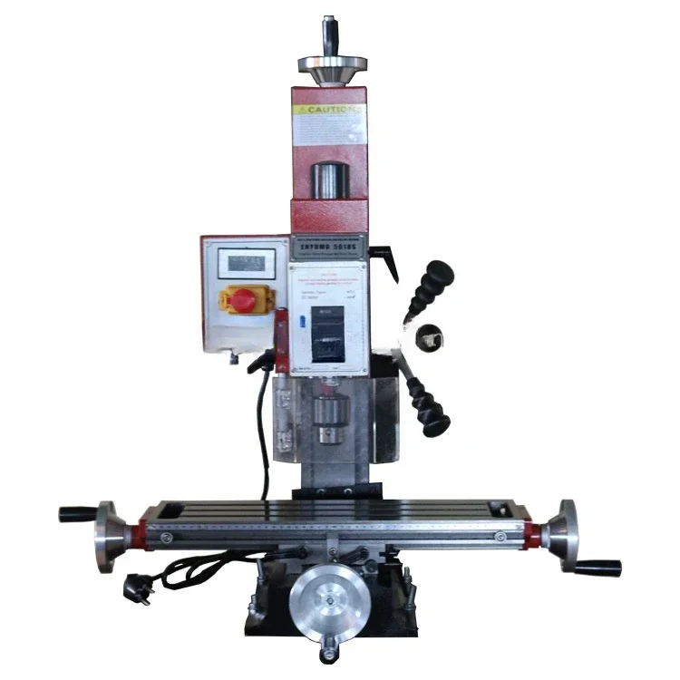 Miniature milling drilling machine 5018S small vertical drilling with continuously variable speed motor drive and low noise