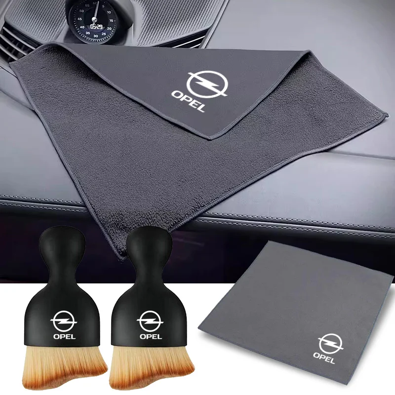 

Car Interior Cleaning Soft Brush Tool Dust Remover Wash Towel Car Cleaning ClothFor Opel Astra GTC Insignia Antara Meriva Zafira