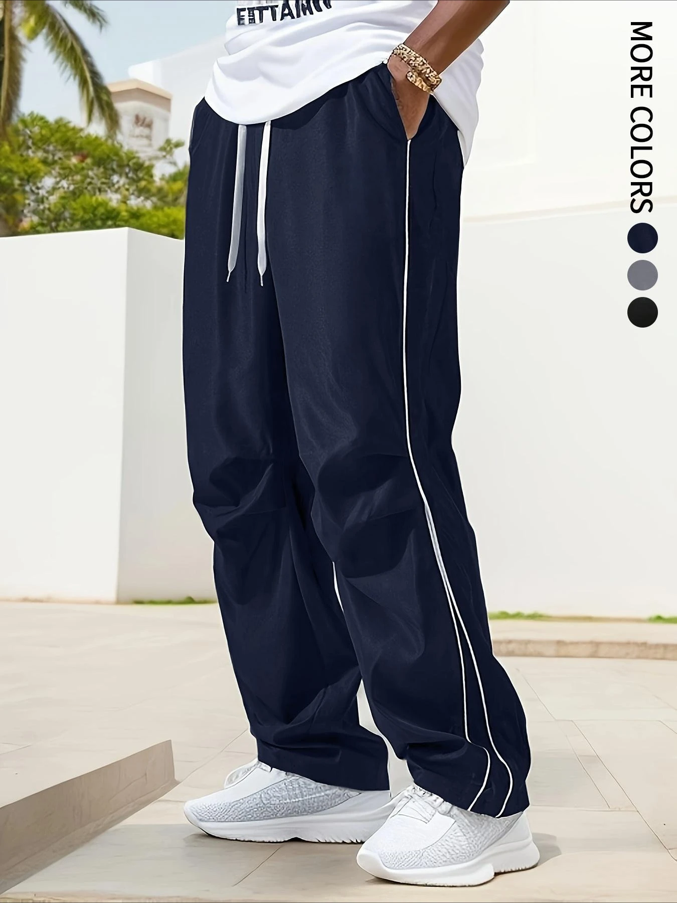 3D Print Regular Plain Sports Straight Pants Suitable for Daily Leisure, Street Basketball, Fitness, Multi-Scenario Matchinging