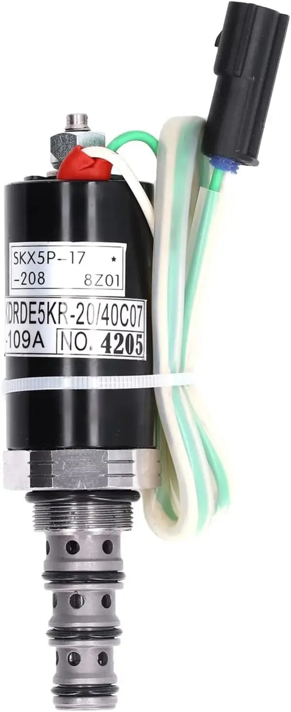 XJBN-00382 Hydraulic Pump Control Valve KDRDE5K-20/40C07-109 Solenoid for R215-7 R225-7 R110-7 R140LC-7 Excavator Solenoid