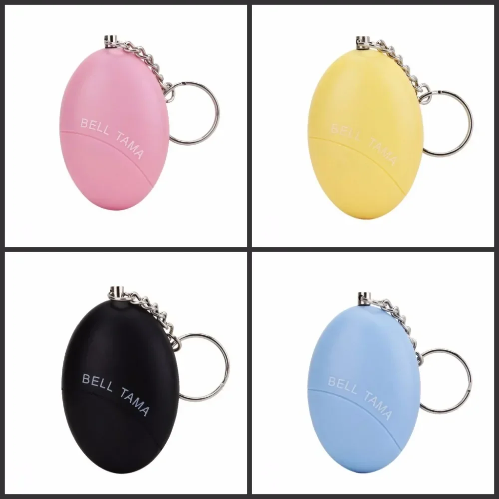 50pcs/lot Portable emergency self defense personal security alarm keychain 120dB anti-rape Anti-attack safety alarm for women