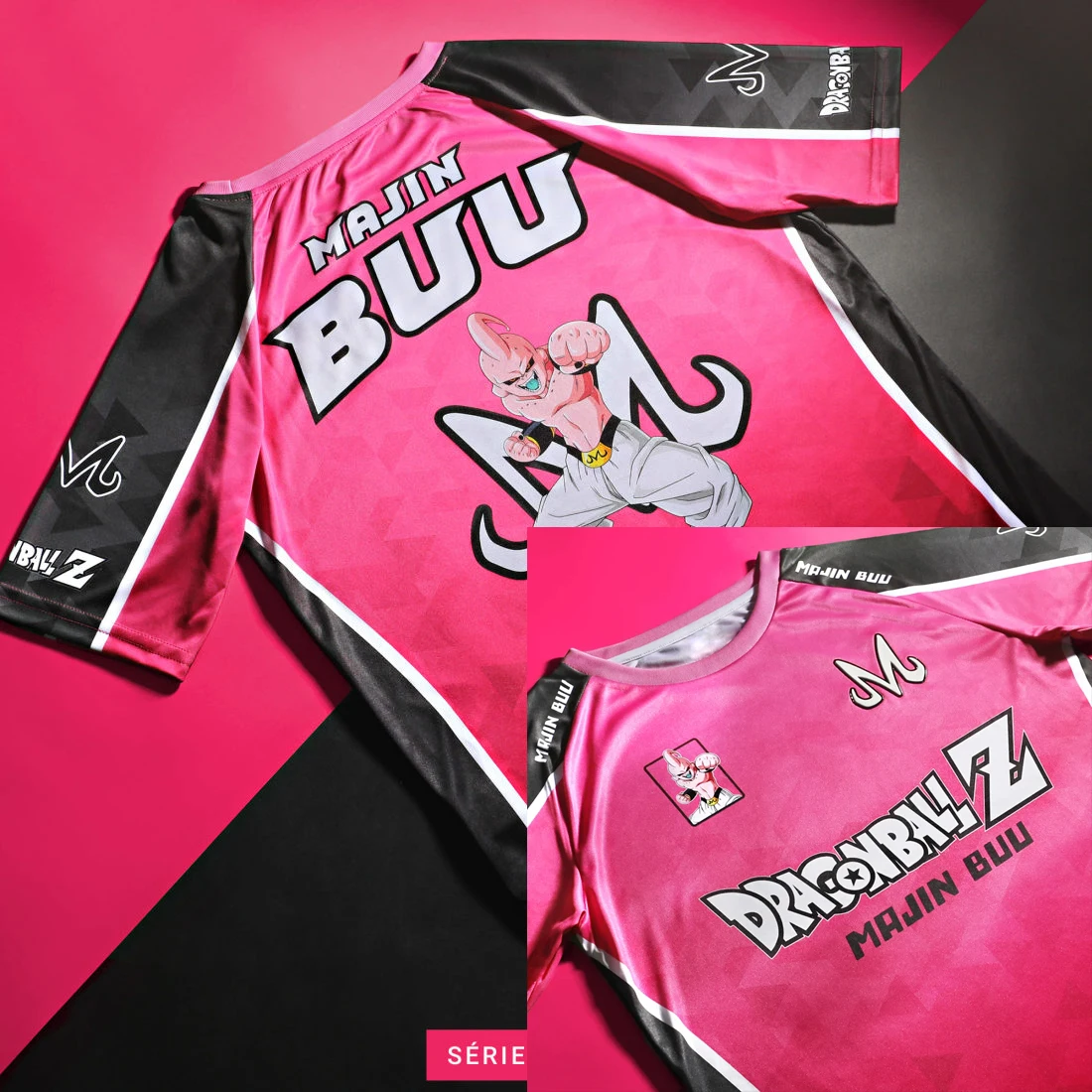 2026 Dragon Ball Z Themen-T-Shirt Anime Trikot Sammler-Jersey Majin Buu Rose Noir Trikot Sommer Mode Cosplay Oberteile Kleidung