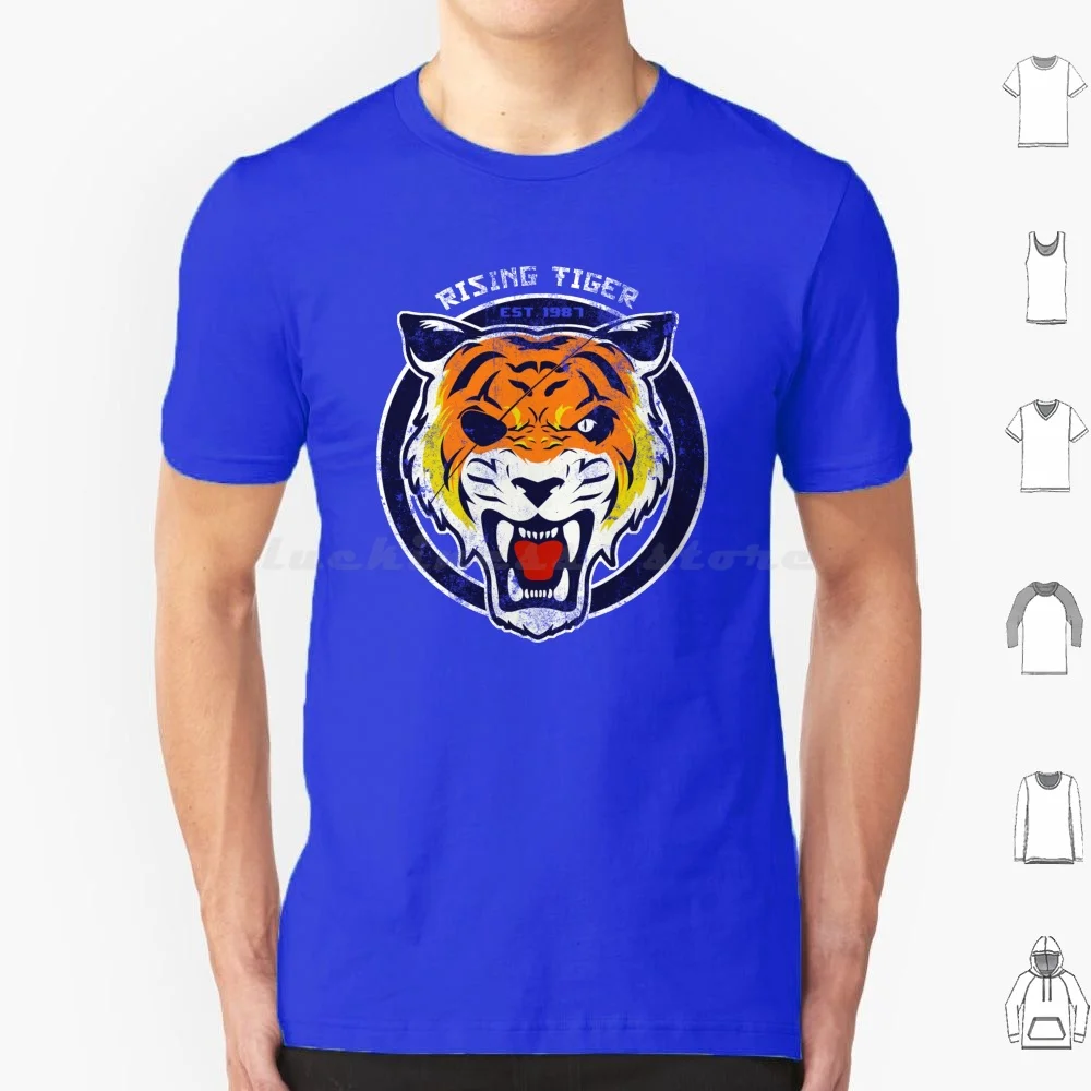 Camiseta Rising Tiger 6xl, camiseta fresca de algodón, videojuegos Sagat, Muay Thai