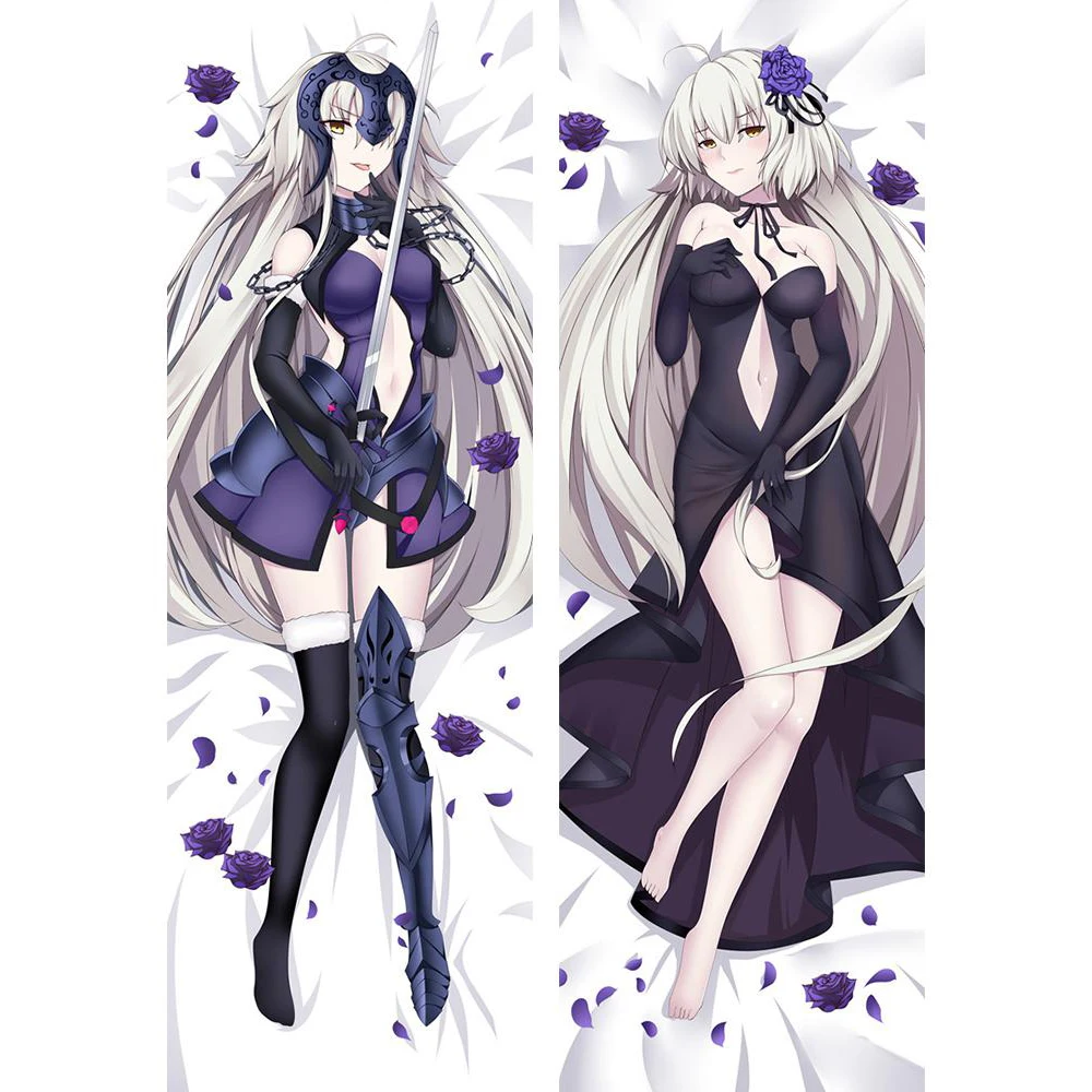 Double-Sided Printed Throw Pillows Cover Otaku Cushion Covers Game Dakimakura Anime Fate Jeanne d'Arc Body Decorative 50x150