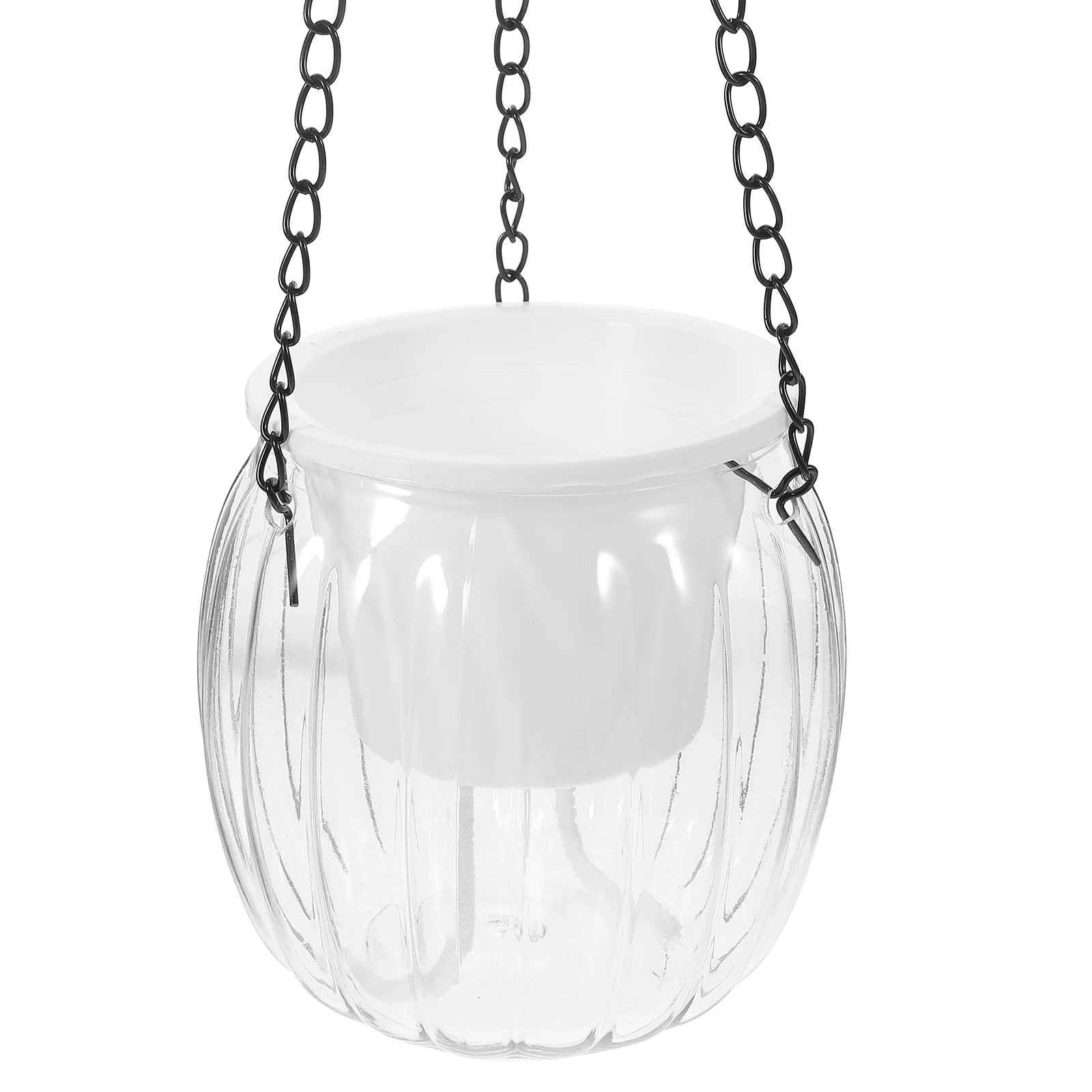 

Hydroponic Flower Pots Self Watering Hanging Planters Transparent Grey Thickened Plastic Balcony Garden Nursery