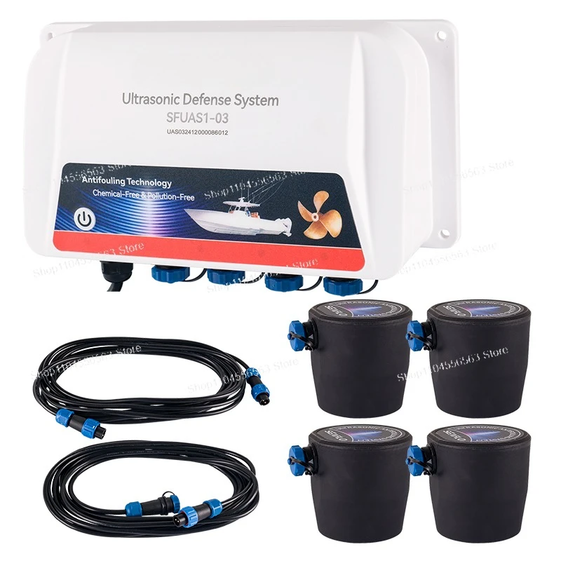 

Ultrasonic Anti-Fouling System for Boats/Yachts - Barnacle Prevention, Fuel Saver, Marine Cleaning Solution