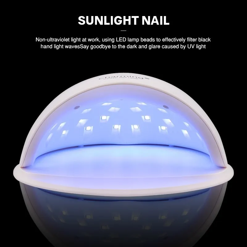 48W Nail Dryer 24 LEDs UV LED Lamp Nail Lamp For Manicure Machine Curing Gel Polish Professional Lampe Nail Tools