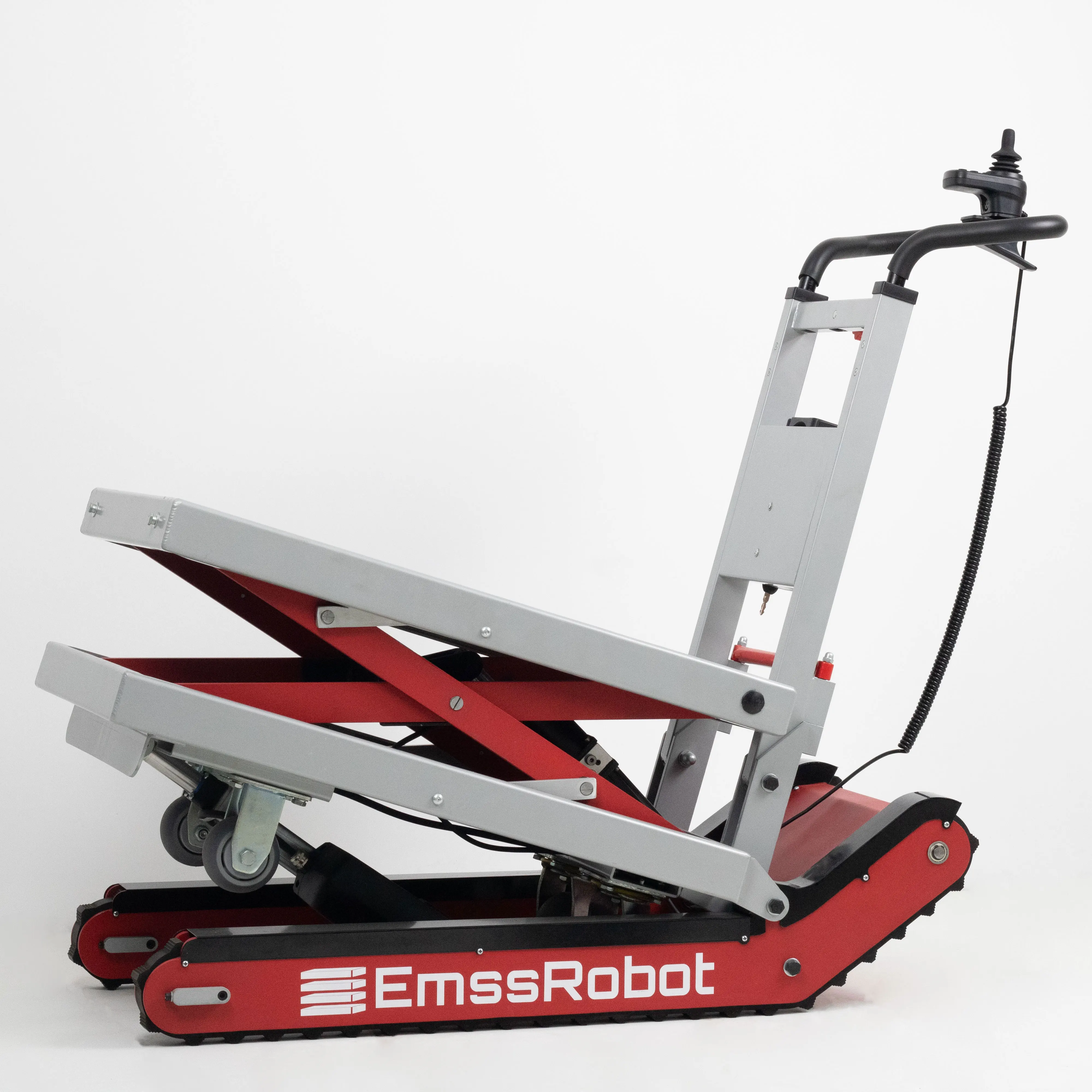 EmssRobot-Nano X Portable Mobile Scissor Lift Platform Four-Wheel Mobile Hand Truck Customizable OEM Aluminium/Metal Load