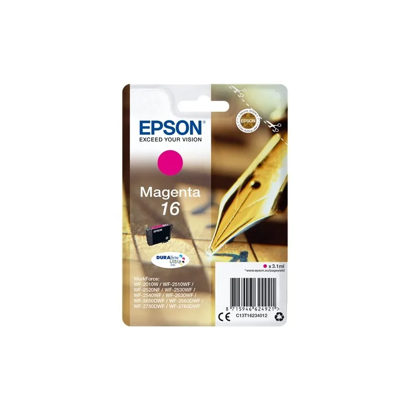 Epson T1623 Magenta Original ink cartridge-C13T16234012 T1623 tintasycartuchos.com