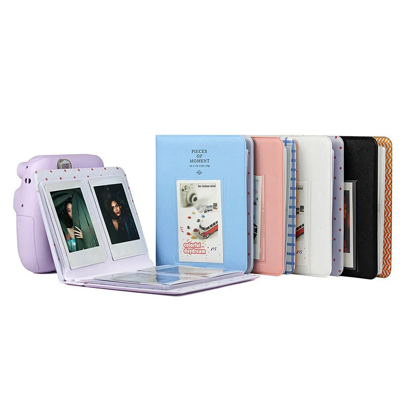 New 3 Inch Large Capacity Storage Photo Card Holder For Fujifilm Instax  Mini11 64 Pockets Of Picture Album Bag Case