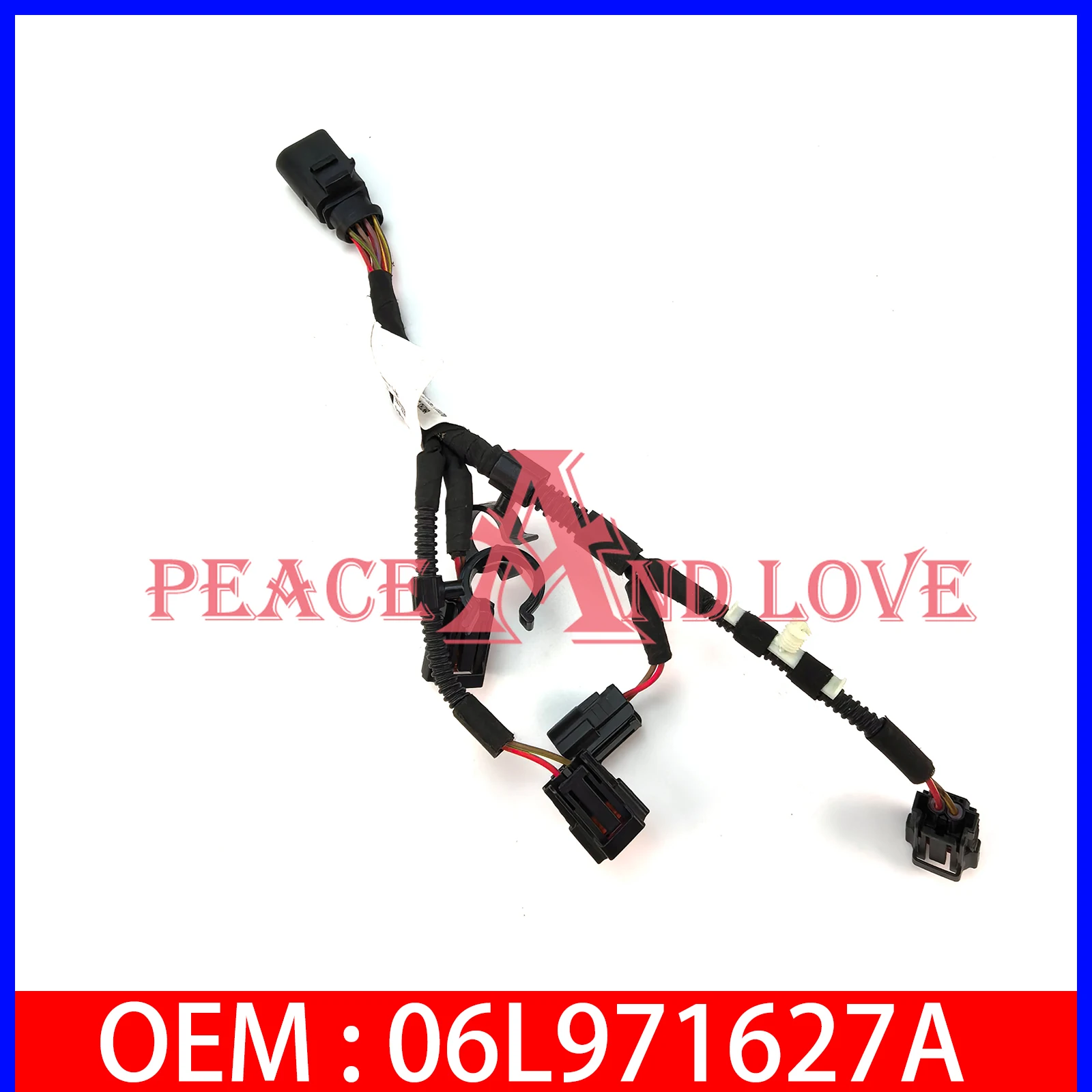 

1PCS 06L971627A Fuel Injector Wiring Harness For Audi Skoda VW EA888 Engine 1.8 2.0T 06L 971 627 A