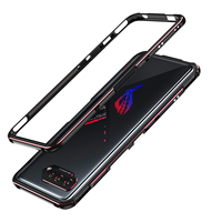 Luxury Double Patchwork Color Aluminum Bumper For ASUS ROG Phone 6 Pro Metal Camera Protection For ASUS ROG Phone 5 Cover Coque