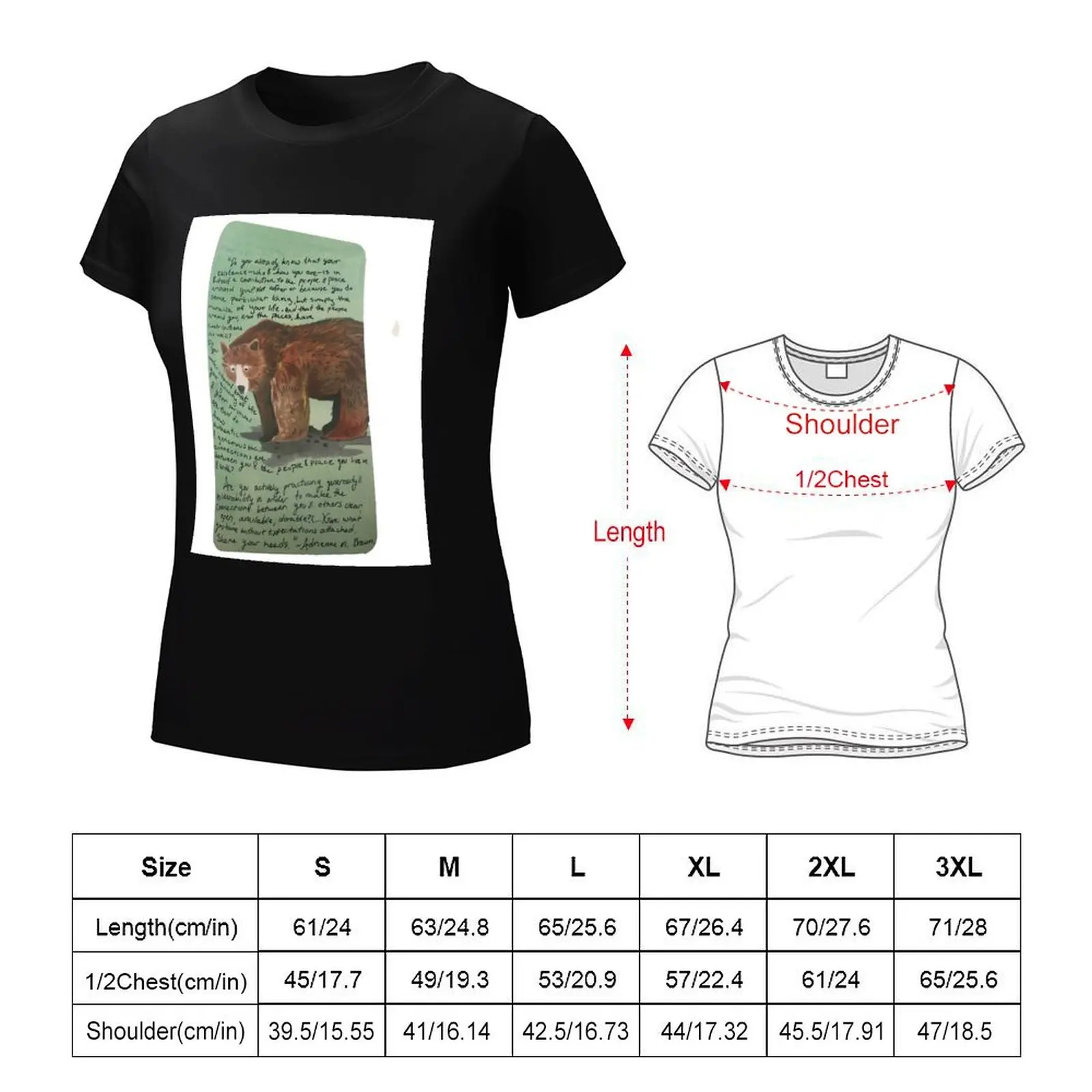 adrienne maree brown- your existence is a miracle. T-Shirt summer top cute tops quick-drying funny t shirt for Women