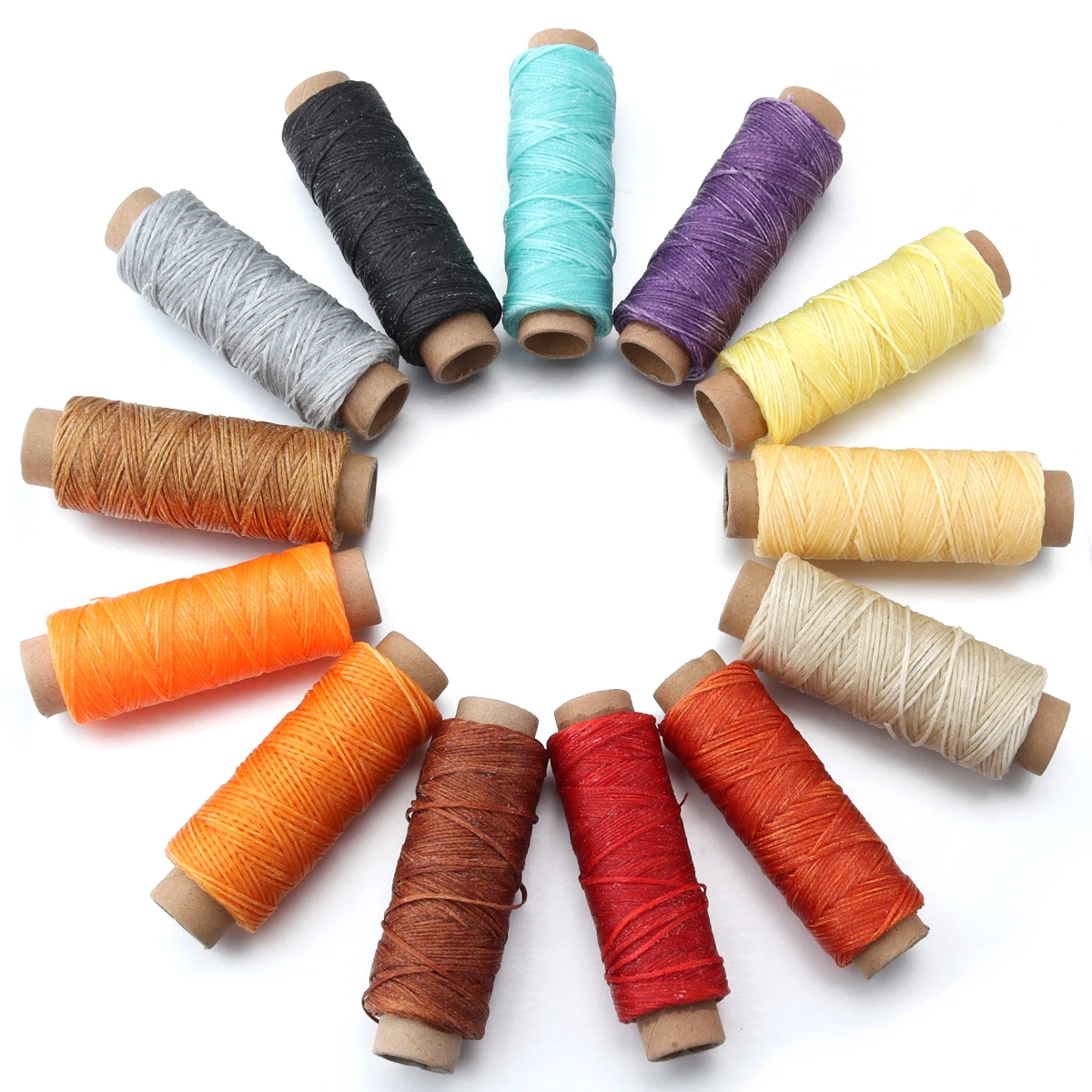 50yard/roll 150D Thickness Leather Waxed Thread Cord 1.0mm Thread For Hand Stitching Leather Cord DIY Bracelet Jewelry Making