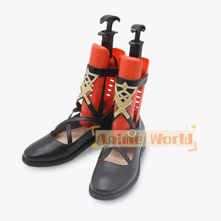 Genshin Impact Faruzan Maid Dress Cosplay Shoes Halloween Carnival Boots Custom Made