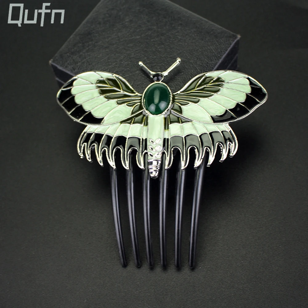 Titanic Butterfly Rose Cosplay Alloy Vintage Hairpins Hair Combs Jewelry Accessories Gift Souvenir Collectible For Women