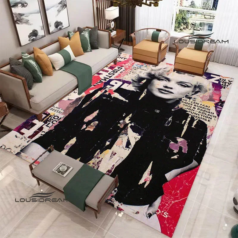 Marilyn Monroe Printed carpet non-slip carpet rugs for bedroom area rug Home room decor rugs living room birthday gift