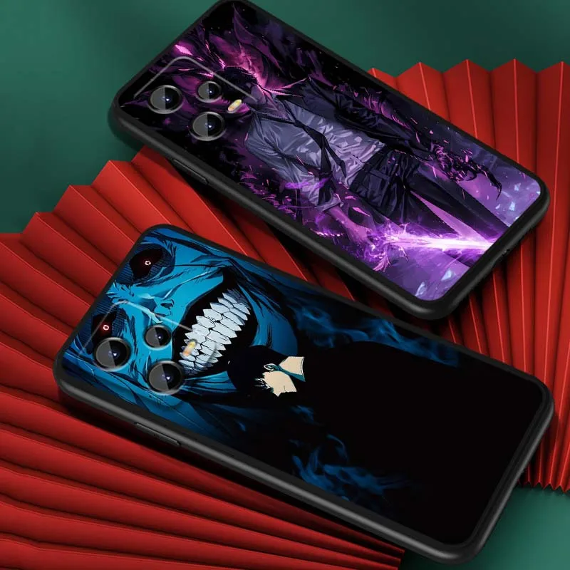 Solo Leveling Cool Popular Phone Case For Xiaomi Redmi Note 14 13 12 12S 11E 11 11S 11T Pro Plus 4G 5G Black Soft TPU Cover