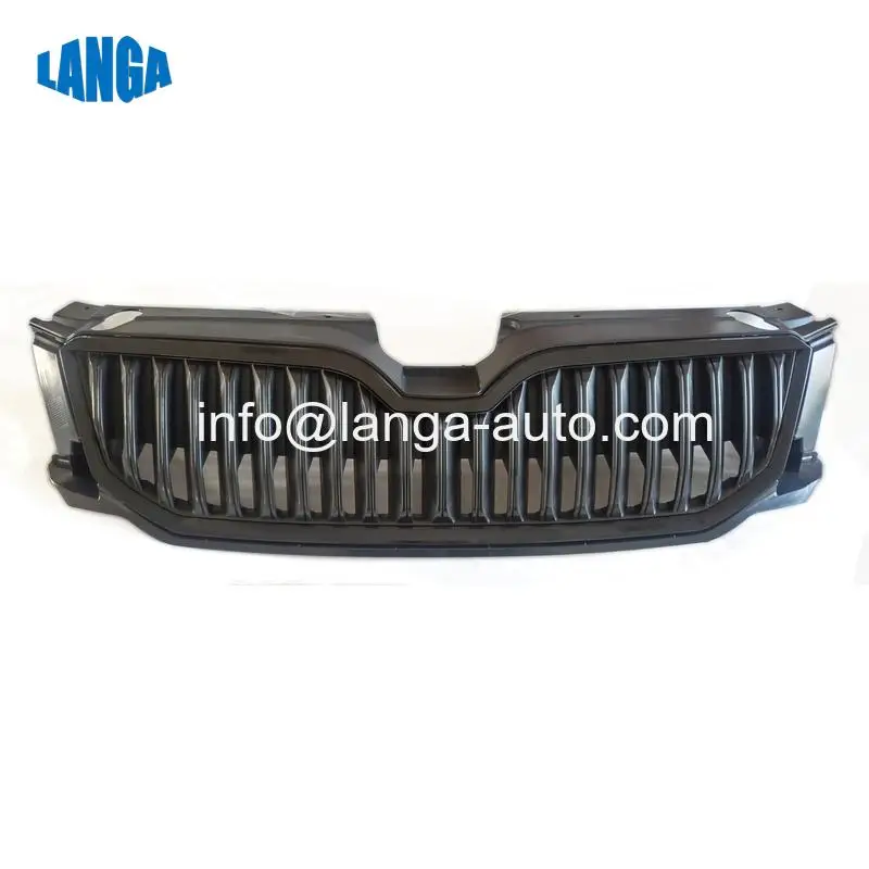 5E0853651 5E0853653 Fit for SKODA OCTAVIA III 2013-2017 Front Grille  Front Bumper Grill BLACK VERSION