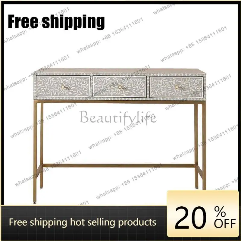 jj5 American Jane European Light Luxury Makeup Table Bedroom Makeup Table New Chinese Makeup Table