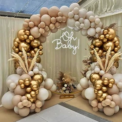 Skin Balloons Garland White Sand Gold Latex Balloon Arch Kit Graduation Baby Shower Wedding Kid Birthday Party Decoration Globos