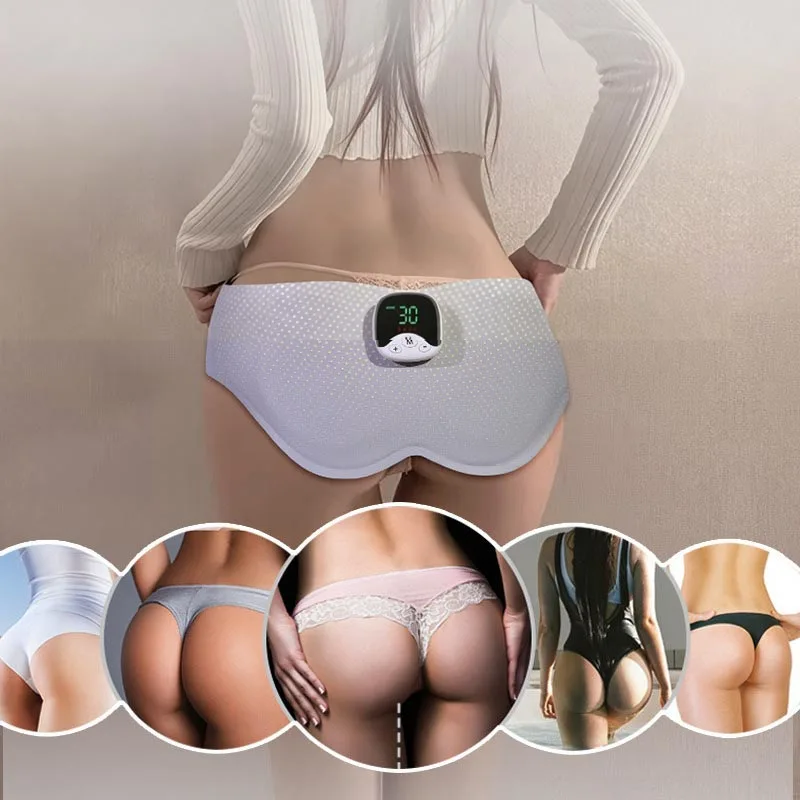 EMS Lazy Butt Lifting Patch Shaping Sculpting Peach Butt Training Abdominal Crunch Machine Foldable 10 Modes 30 Levels