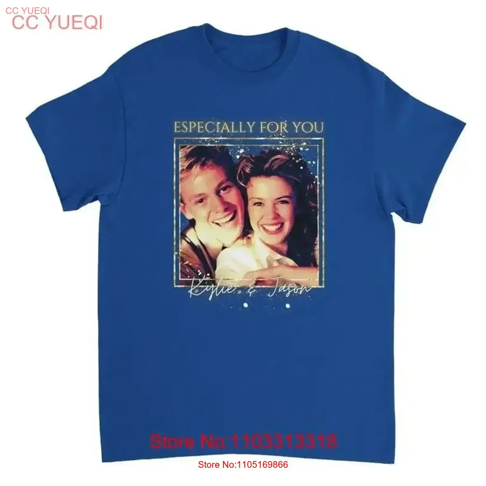 Kylie and Jason Especially For You Heavyweight Crewneck T shirt vintage Washed homme streetwear Casual Slightly Breathable